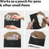Carrotez Money Envelopes for Cash (PU Leather) Cash Envelopes for Travel and Budgeting, Reusable Cash Envelope Wallet, 1 ea, No Letter Engraving -...