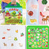 Reusable Sticker Books for Kids, Travel Removable Toddler Farm Sticker Books for 3 4 5 Year Old Girls Boys Birthday Gifts Educational Learning Toy...