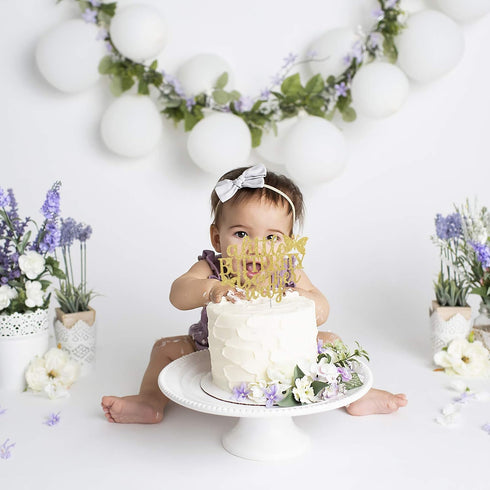 A Little Butterfly is on Her Way Cake Topper,Gender Reveal Baby Shower Party Cake Decor,Newbaby Welcome Baby Party Decorations,Butterfly Theme Sig...