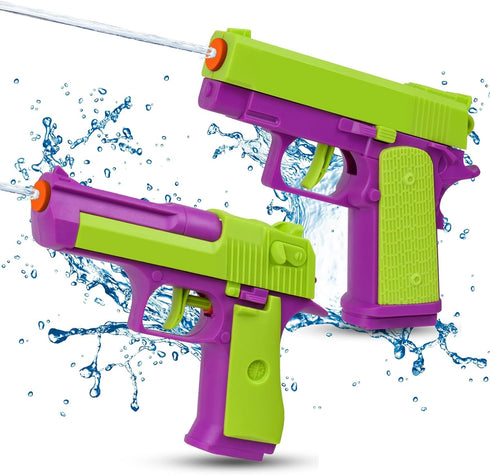2 Pack Squirt Guns for Kids - Water Gun Water Blaster Soaker Water Pistol Toys for Toddlers Child Boys Girls, Ideal Summer Gifts for Swimming Pool...