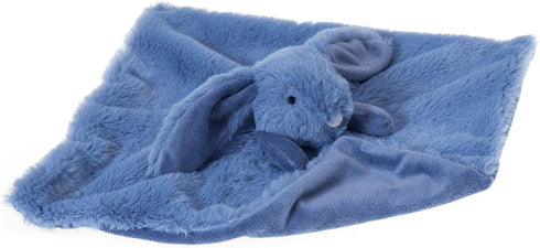 Apricot Lamb Stuffed Animals Navy Blue Bunny Rabbit Security Blanket Infant Nursery Character Blanket Luxury Snuggler Plush Baby Lovey(Navy Blue B...