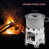 Lixada Camping Wood Stove Folding Lightweight Stainless Steel Wood Burning Stove Portable Backpacking Alcohol Stove for Outdoor Camping Hiking Pic...