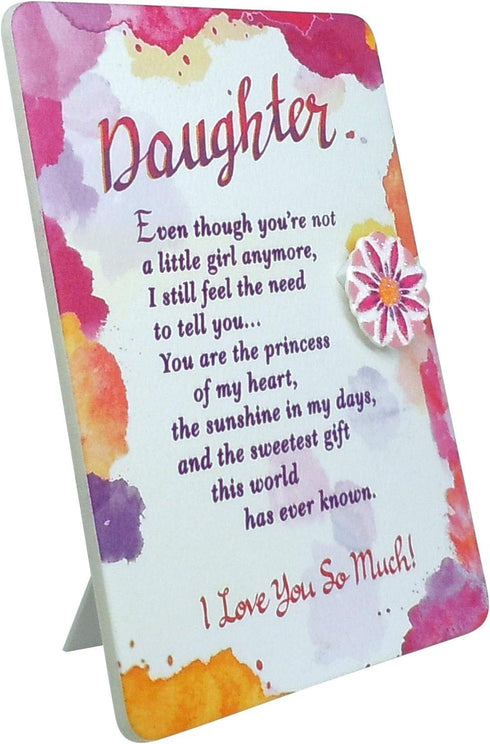 Blue Mountain Arts Daughter Magnet with Easel Back—Holiday, Birthday, Graduation, Just Because, or "I Love You" Gift from a Mom or Dad, 4.9 x 3.6 ...