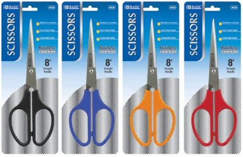 BAZIC 8" Double Thumb Stainless Steel Scissors...