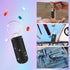 Bling Pill Case Pill Container Rhinestone Pill Box Portable Waterproof Pocket Pill Holder Storage Bottle with Keychain for Travel, Outdoor, Campin...