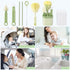 Portable Baby Bottle Brush&Travel Baby Bottle Drying Rack-Baby Bottle Cleaning Silicone Brush Kit, Silicone Nipple Cleaner Brush, Straw Brush, New...