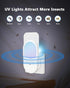 Flying Insect Trap, Remote & Touch Control Fly Trapper, Plug-in Mosquito Killer Indoor Color Changing Night Light, Gnat Moth Catcher 6-Color RGB L...