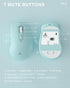 SM66 Green Silent Dual Mode Wireless Mouse for Laptop, Adjustable 4800 DPI,Rechargeable Computer Mouse for Bluetooth and Wireless Connection...