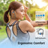 Bluetooth Headphones, IPX7 Waterproof Sweatproof & 12Hrs Long Battery, Wireless Earbuds in-Ear with Mic & Soft Earhooks for Running Fitness Workou...