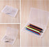 A5 Clear Plastic Storage Box, 6 x 8 Inch Flat Case Holder for Beads/Tools/Letters/Papers...