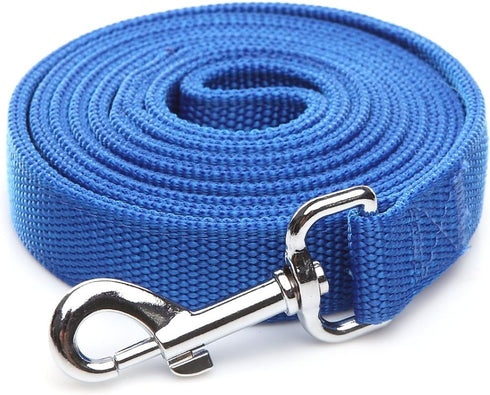 Nylon Dog Leash with 2-Layer, 4 FT/ 6 FT/ 7FT Long, 1 Inch Wide for Medium Large Dogs...