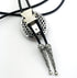 SELOVO Big Large Green Rhinestone Western Mens Bolo Tie Genuine Leather...