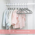 ManGotree Non-Slip Baby Velvet Clothes Hanger, Kids Coat Hanger with Swivel Hook and Notched Shoulder, Hanger for Children, Infant, Toddler Clothe...
