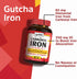 Iron Supplement, 65 mg, Carbonyl Iron Plus Vitamin C, Energy & Blood Support for Women & Men, Better Absorption, Gentle on The Stomach, No Nausea,...