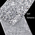 3 Yards Self Rhinestone Ribbon Crystal Rhinestones Stickers Bling Tape Wedding Ribbon Rhinestones for Crafts Car Wrap Phone Mirror Decor (Silver W...
