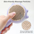 Pet Hair Cleaner Brush?Cat Brush with Release Button?Cat Grooming Long Short Cats Dogs Massage Brushes?Cat for Shedding Dandruff Comb(Purple)...