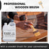 8 OZ Pure Tung Oil for Wood Finishing with Wood Brush, Waterproof Wood Sealer Indoor and Outdoor, 100% Pure Natural Tung Oil for Unfinished Bare W...