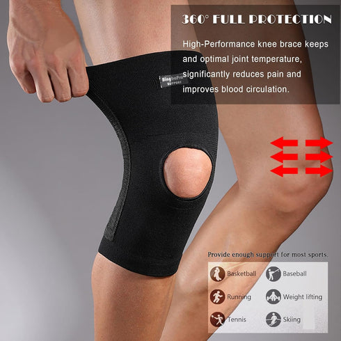 Professional Knee Brace Knee Stabilizer,Compression Knee Sleeve For Men Women, Knee Support Brace for Knee Pain Relief, Fast Recovery,Meniscus Tea...