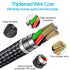 Multifunction USB Charging Cable Set,3 Pack 3 in 1 Nylon Braided Cord,Multiple Fast Charger Cords for Home,Office,Car......