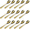 15 Packs Demitasse Espresso Spoons, 4.3 Inch Mini Gold Coffee Spoon, Stainless Steel Small Spoons for Dessert...