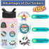 50pcs Disability Pride Stickers for Teens Journals,Disabled Is Not a Dirty Word Stickers Cool Waterproof Vinyl Decals for Adult Water Bottles Comp...