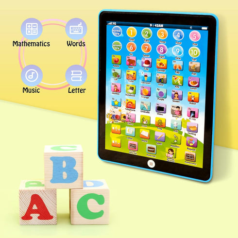 Kids Tablet -Learning Pad,with 6 Games to Learn Music/Words/Learning Letters / Alphabet,Education Tablet for Kids for Boys & Girls 3 Years Up…...