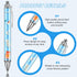 Thenshop Funny Nurse Pens Lovely Cartoon Ballpoint Nursing Pens Black Ink Retractable Press Pen for Appreciation Gifts Labor and Delivery Nurse As...