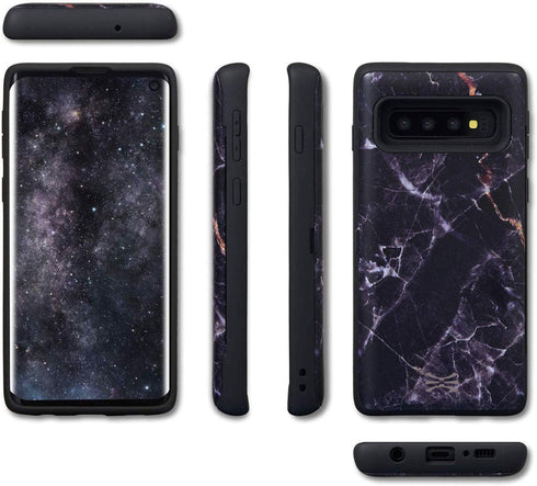 TORU CX PRO Case for Galaxy S10, with Card Holder | Slim Protective Cover with Hidden Credit Cards Wallet Flip Slot Compartment Kickstand | Includ...