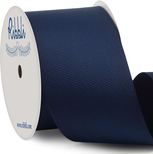Ribbli Navy Grosgrain Ribbon,2 inches x Continuous 10 Yards,Use for Bows DIY Hair Accessories,Gift Wrapping,Craft and Sewing...