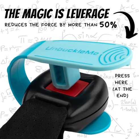UnbuckleMe Car Seat Buckle Release Tool - Easy Opener Aid for Arthritis, Long Nails, Older Kids - Button pusher for infant, toddler, convertible 5...