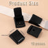 10 Pack 25mm/ 1 inch Buckle Clips for Tie-Down Straps, Plastic Cam Buckles Toggle Fasteners for DIY Craft Backpack Luggage- Black...