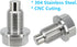 1PC 1/2" x20 Stainless Steel Magnetic Engine Oil Drain Plug Fit Buick Chevrolet Chrysler Ford Dodge GMC Selector Models & Harley-Davidson Transmis...