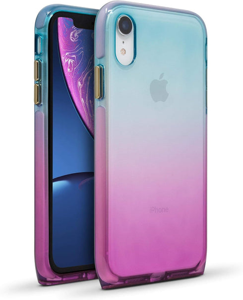 BodyGuardz - Harmony Case for Apple iPhone Xr (Blue/Violet), Extreme Impact and Scratch Protection for iPhone Xr (Unicorn)...