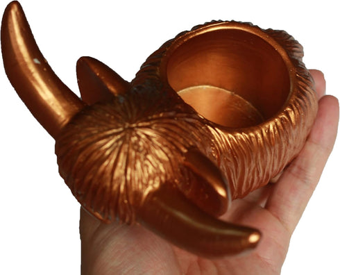 Highland Cow Decor Planter Cow Flower Pot Planters Cow Planters for Outdoor Plants Succulent Resin Planter...
