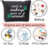 JXGZSO Funny Weed Makeup Bag With Zipper Gifts For Women Might Be Makeup Might Be Weed Cosmetic Bag (Weed Black)...