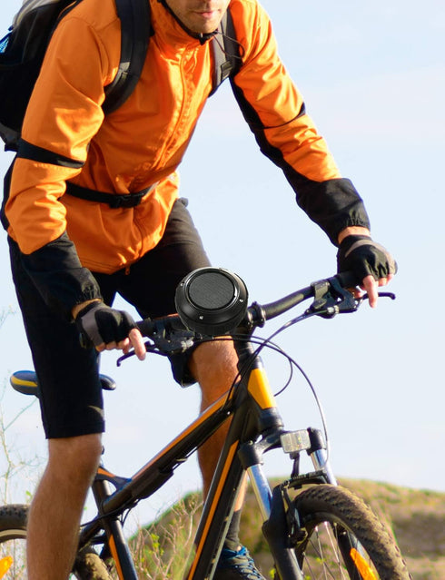 Kunodi Outdoor Waterproof Bluetooth Speaker, Wireless Portable Shower Travel Bike Speaker with Subwoofer, Enhanced Bass, Built in Mic for Bicycle ...
