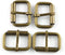 E-outstanding Single Prong Roller Buckle 12PCS Bronze Metal Roller Buckle for Belts Bags Shoes DIY Hardware Accessories 1 Inch...