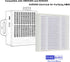 PUREBURG AM99 Replacement True HEPA Filters Compatible with AURORA,4WDKING,KENGEE,TILKOM Electrical Air Purifier AM99,H13 Air Clean 6-Pack...