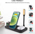 Fast Wireless Charger 4 in 1 Wireless Charging Station with Fill Light for Qi-Enabled Mobile Phones,Wireless Earbuds and iWatch,Black......
