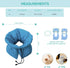 Cat Recovery Collar, Soft Adjustable Cat Cone Alternative, Lightweight Waterproof Fasteners Collars for Cats Kittens Puppies, After Surgery Stop L...