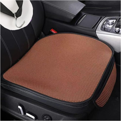Car Seat Cushion Pad, 2 Pack Breathable Comfort Drivers Seat Covers with Storage Bag, Universal Car Front Seat Anti-Slip Cushion Mat, Car Protecto...