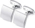 HONEY BEAR Square Cufflinks for Mens Shirt Business Wedding Gift Silver...