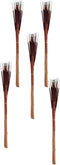 26" Natural Dried Pencil, Set of 5 Bunches of 25, 125pcs, Dark Brown Cattail, Large...