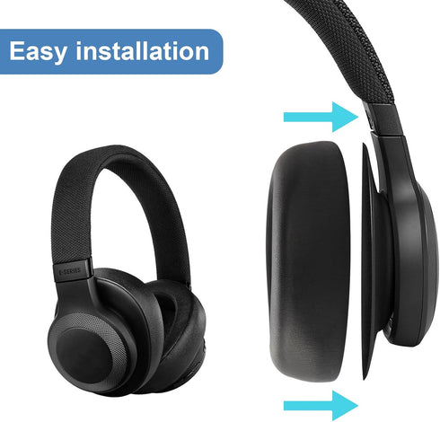 LIVE660 BTNC Ear Pads Replacement Ear Cushions Compatible with JBL E65 E65BTNC / Duet NC / LIVE650BTNC LIVE660 BTNC Headphones Comfortable Protein...