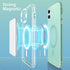 Magnetic Case Compatible with iPhone 11 Case, Compatible with MagSafe Wireless Charging, Transparent Anti-Scratch Back Shockproof Protective Slim ...