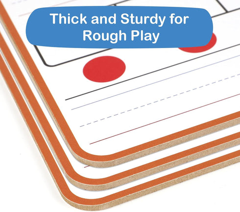 Phonemic Awareness Dry Erase Board,9" x 12" Syllable Small Whiteboard,Speech Therapy Material Phonics Games, Letter Sound,Science Reading Manipula...