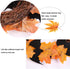 Orgrimmar 10” Halloween Maple Wreath Garland Artificial Maple Leaf Bats Vines Door Hanging for Halloween Party Thanksgiving Harvest’s Day Decorati...