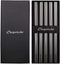 Devico Chopsticks, Metal Chopsticks, 18/10 Stainless Steel Chopstick Set, Reusable, Dishwasher Safe (5 pairs)...