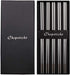 Devico Chopsticks, Metal Chopsticks, 18/10 Stainless Steel Chopstick Set, Reusable, Dishwasher Safe (5 pairs)...
