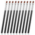 10 PCS Angled Eyeliner Eye Shadow Eyebrow Brush Set Flat Fine Angle Soft Synthetic Bristles Fibers Detail Makeup Brush Tool for Women Girls Make u...